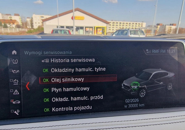 BMW X6 cena 221400 przebieg: 115000, rok produkcji 2018 z Bełchatów małe 46